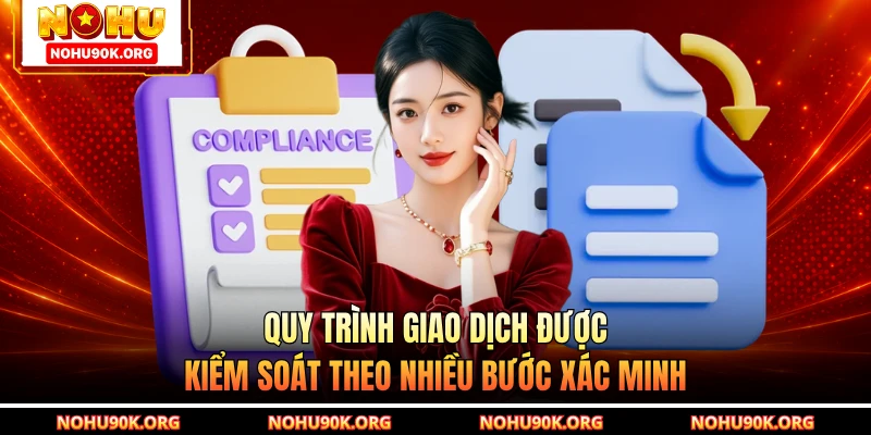 Quy trình giao dịch được kiểm soát theo nhiều bước xác minh