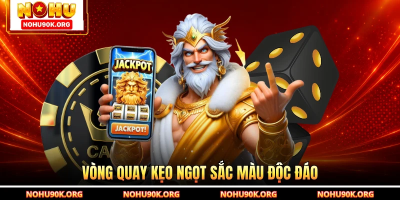 Vòng quay kẹo ngọt sắc màu độc đáo